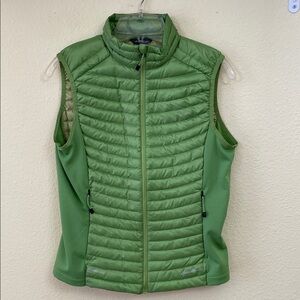 Eddie Bauer Green Women's Stormdown 800 Vest